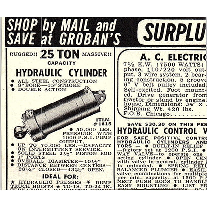 Albert Constantine & Son Inc Hard-to-Get Items NY 1955 Ad AF9-M4