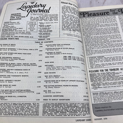 Crown of Brazil - Lapidary Journal Magazine - Aug 1978 M26