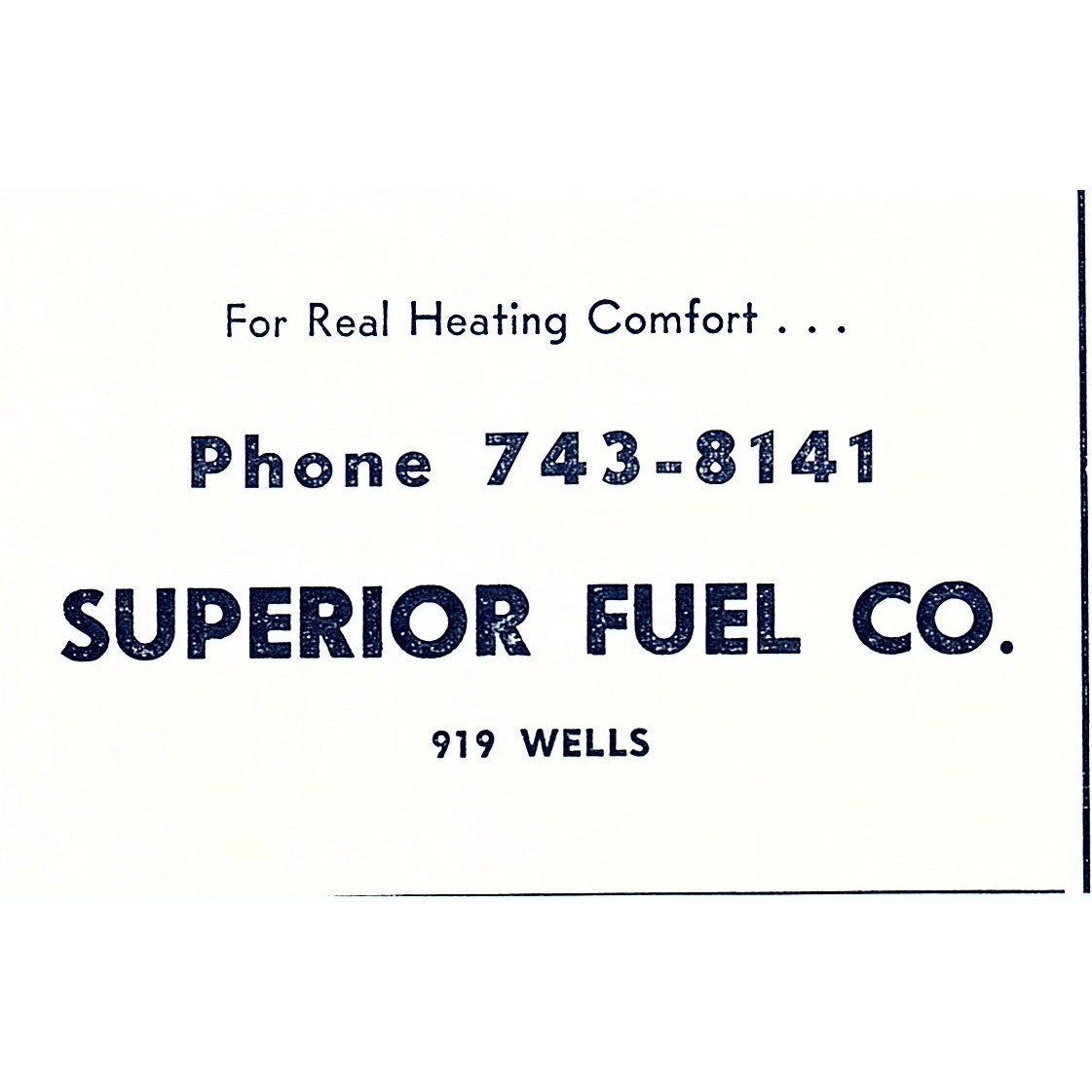 Superior Fuel Co. 919 Wells Fort Wayne Indiana 1964 Ad AG1-M8