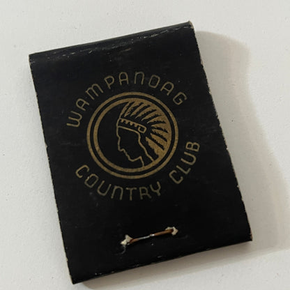 Wampanoag Country Club West Hartford CT Vintage Matchbook Cover TB6-MB1-1