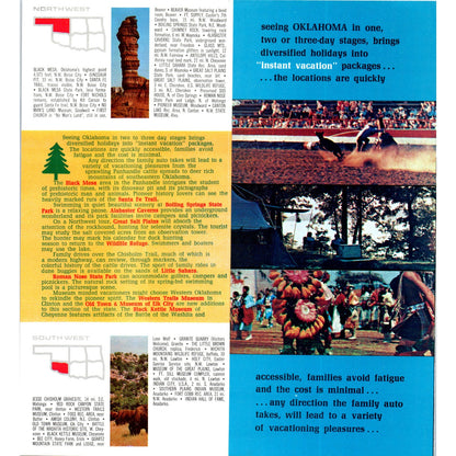 Vintage Oklahoma Instant Vacations Travel Brochure H5-5