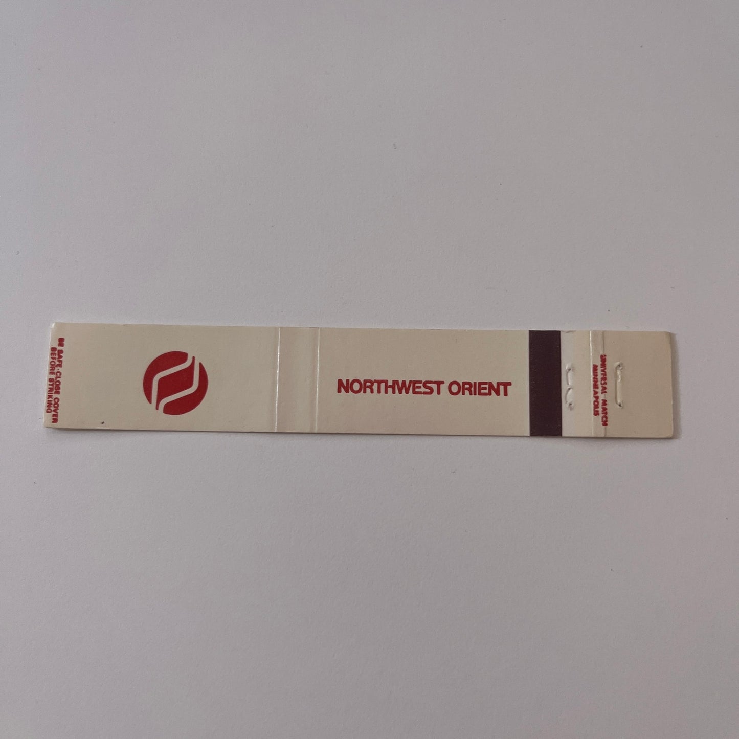 Northwest Orient Airlines Vintage Matchbook TB6-MB2-9