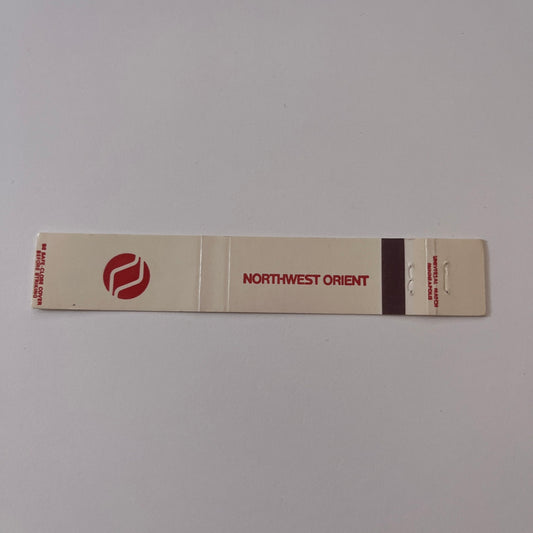 Northwest Orient Airlines Vintage Matchbook TB6-MB2-9