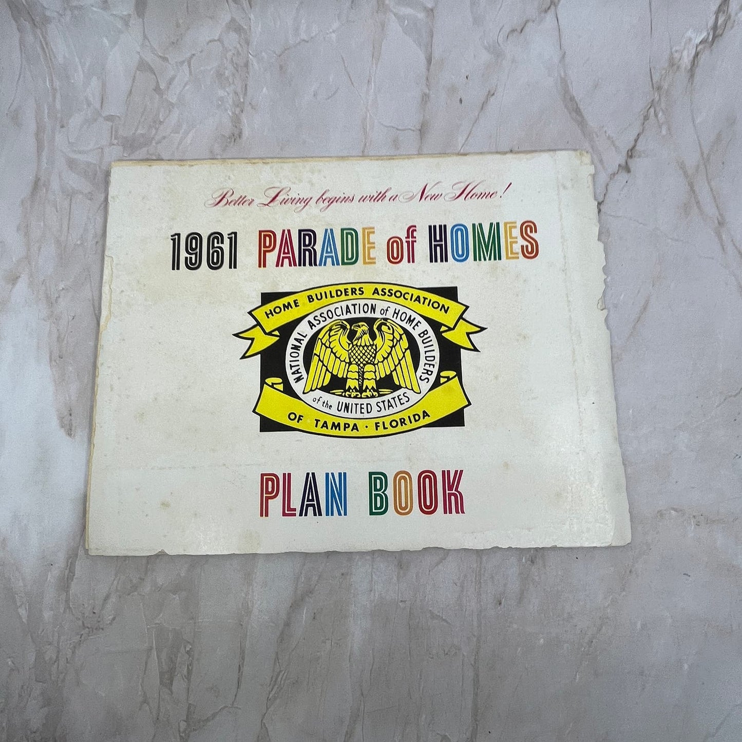 1961 Home Builders Association of Tampa FL Parade of Homes Book TG8