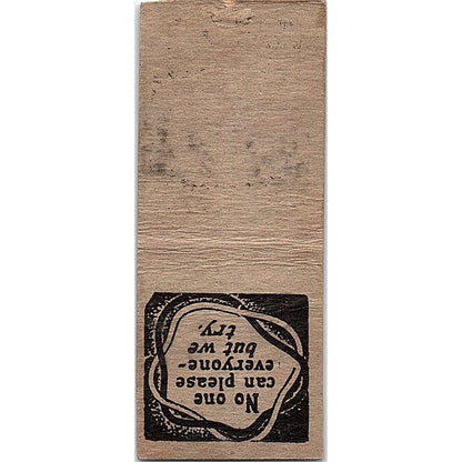 Ebert's Sandwich Shop Minneapolis Vintage Matchbook Cover SF3-Y7