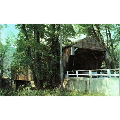 Whittier Ossipee Bear Camp New Hampshire Covered Bridge Postcard PC6
