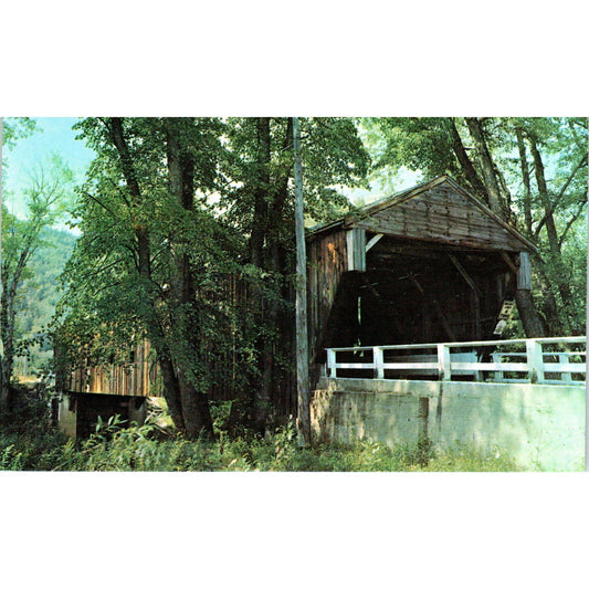Whittier Ossipee Bear Camp New Hampshire Covered Bridge Postcard PC6