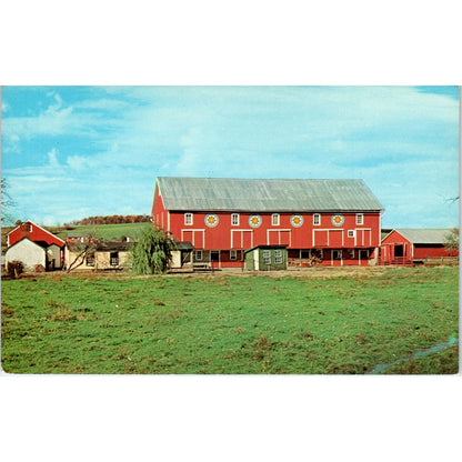 Pennsylvania Dutch Country Hex Barn Signs Vintage Postcard PD4