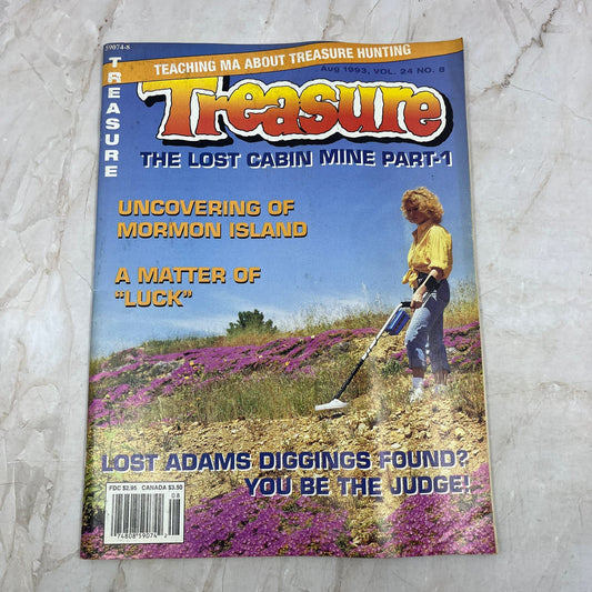 1993 Aug - Treasure Magazine - Treasure Hunting Prospecting Metal Detector M16