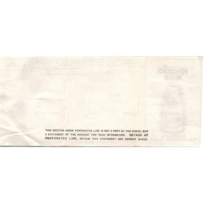 Borden's Milk Borden's Farm Products Co Antique Sales Stub K18