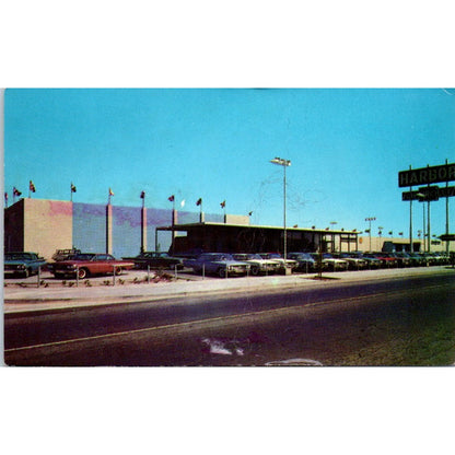 Monty Arnold Harbor Chevrolet Long Beach CA Vintage Business Card SE3-B7