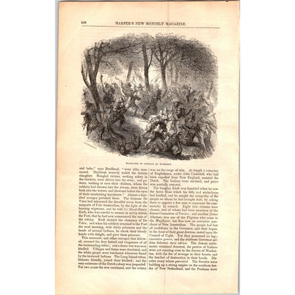 Dutch on the Manhattan Henry Hudson NY - 11 Pages 1854 Article I19