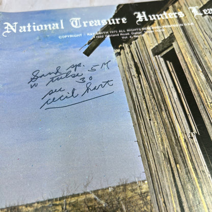 1976 National Treasure Hunters League Magazine - Mesquite TX Ray Smith M19