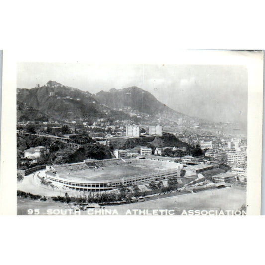 South China Athletic Association Building China Vintage Photograph 2x3" AE7