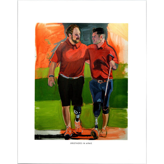 Staff Sergeant Jack Schumacher - George W. Bush Painting Book Plate Art Print J8