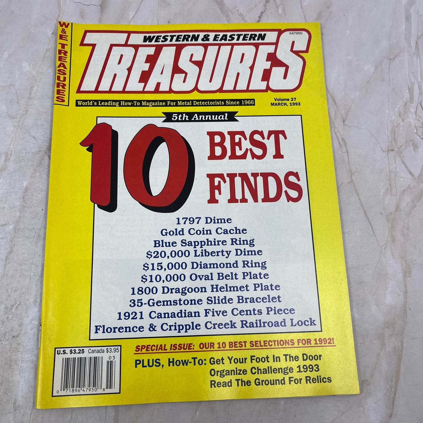 1993 March - Western & Eastern Treasures Magazine - Treasure Hunting Gold M12