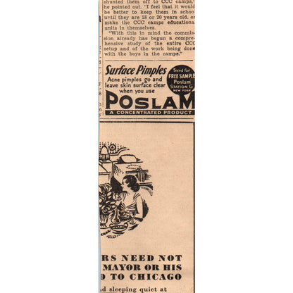 Ford Rejects New Deal Bid 1935 Minneapolis Journal Article AE7-N4