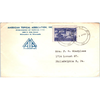 1954 American Topical Association Milwaukee George S. Patton Stamp TG7-PC1
