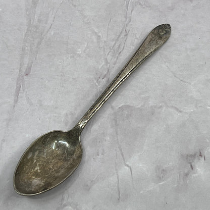 Vintage Wm Rogers Exquisite Baby Spoon 4.25” Silver Plate SB7