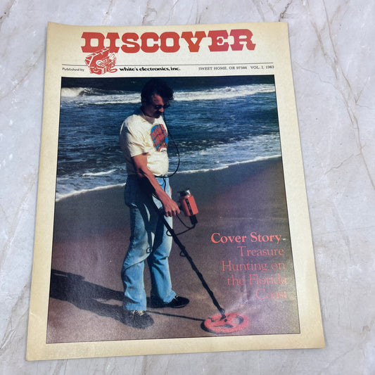 1983 Vol. I - Discover Treasure Hunting Magazine - White's Electronics Inc M11