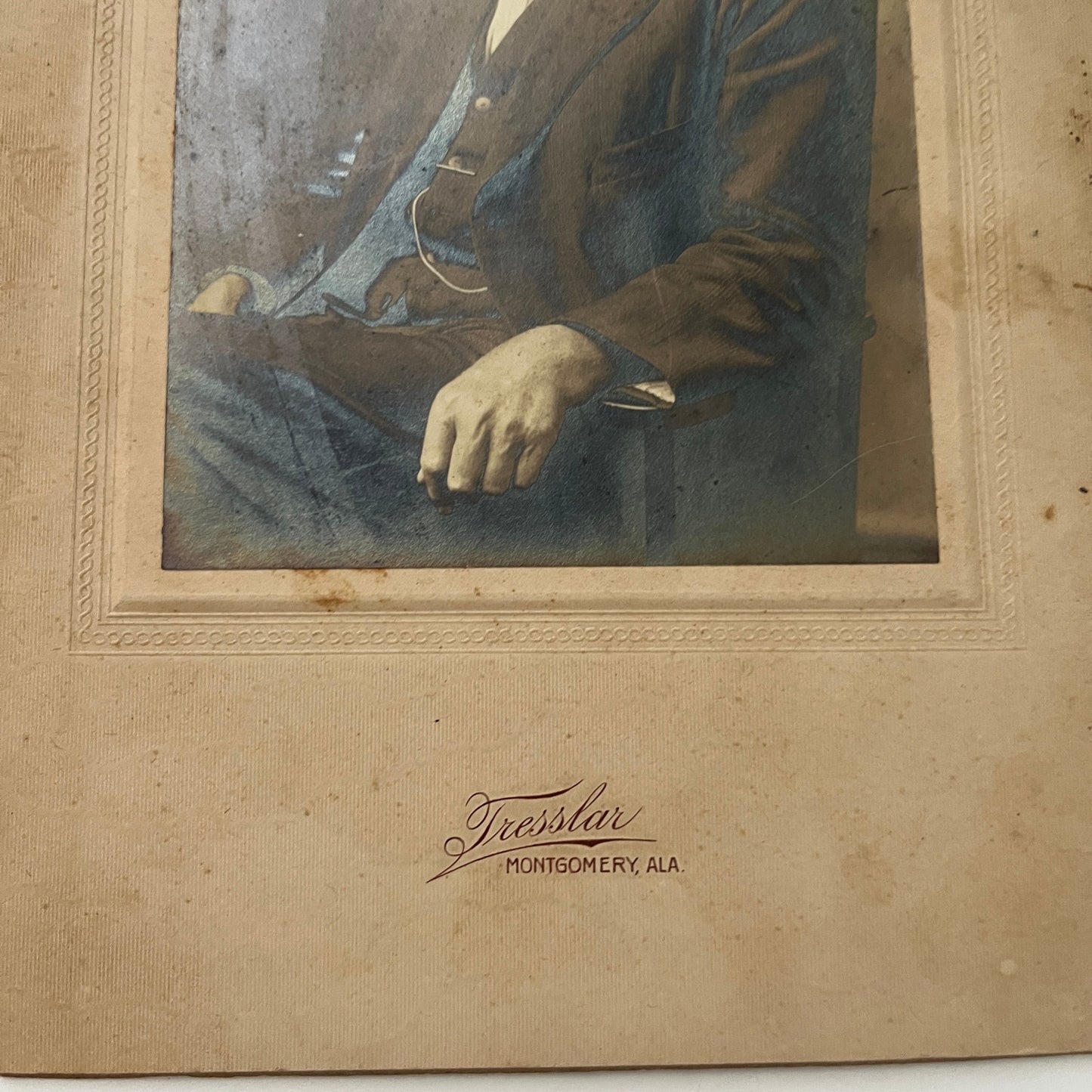 Antique Photograph Cabinet Card Believed to be Elija M Croxton Montgomery AL C29