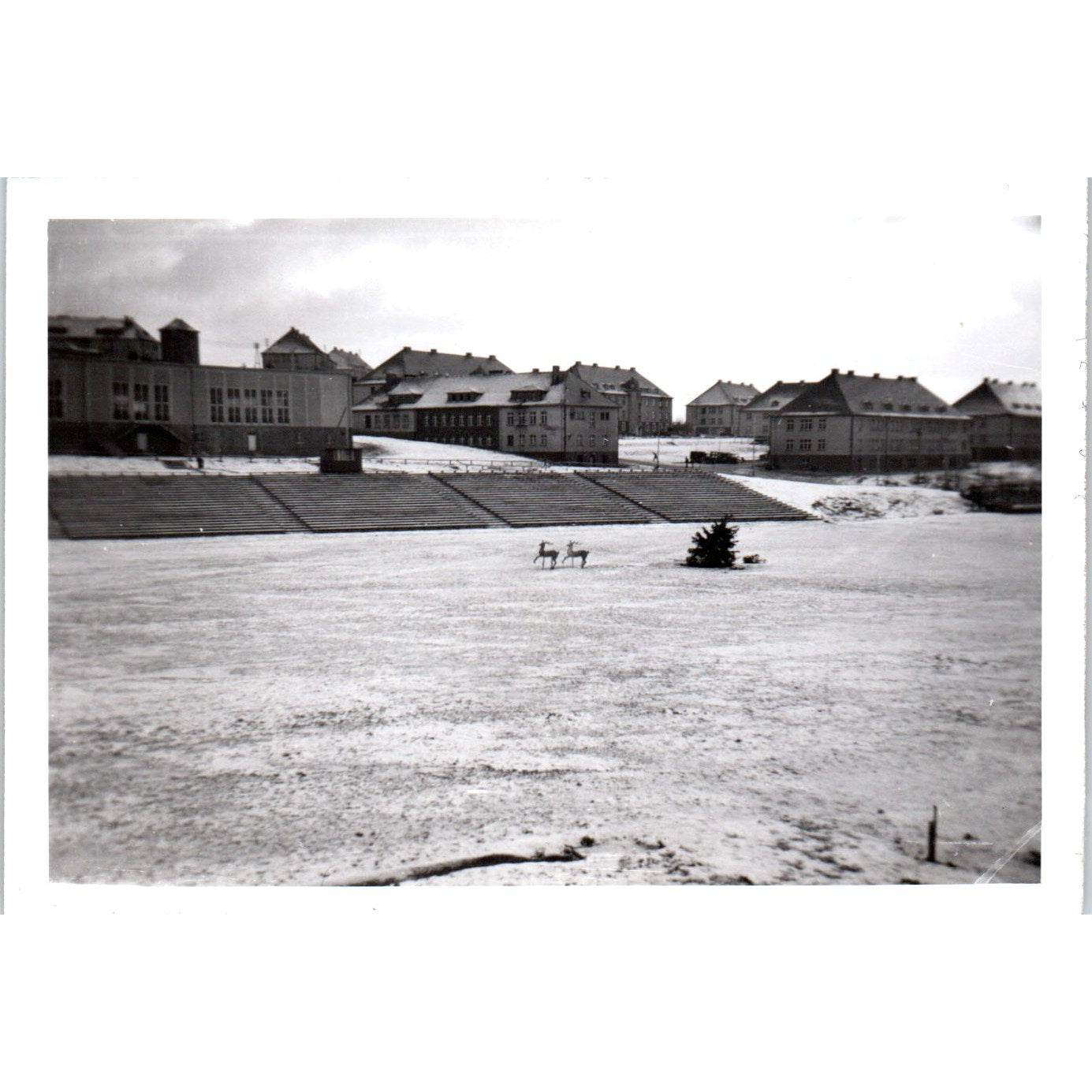 Fuß Artillerie Kaserne in Lötzen Postwar Germany c1954 Army Photo AF1-AP4