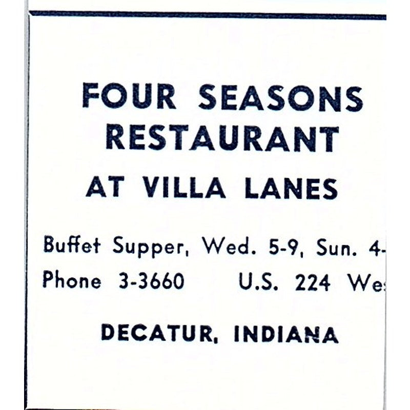 H.P. Schmitt Packing Co Fresh & Cured Meats Decatur Indiana 1964 Ad AG1-S14