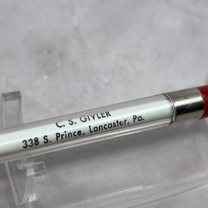 C.S Givler Plastic Bag Manufacturer Lancaster PA Vintage Advertising Pen TC5-PP3