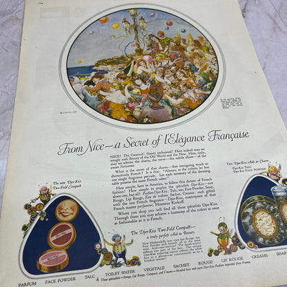 Oneida Community Plate Tudor Plate Silverware 1924 Magazine Ad FL6-11