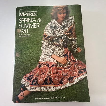Montgomery Ward Catalog 1978 Spring & Summer - Fashion, Kids, Home, Tools CTG1
