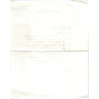 1951 Leslie L. Anderson Municipal Court Judge Minneapolis Official Letterhead D9