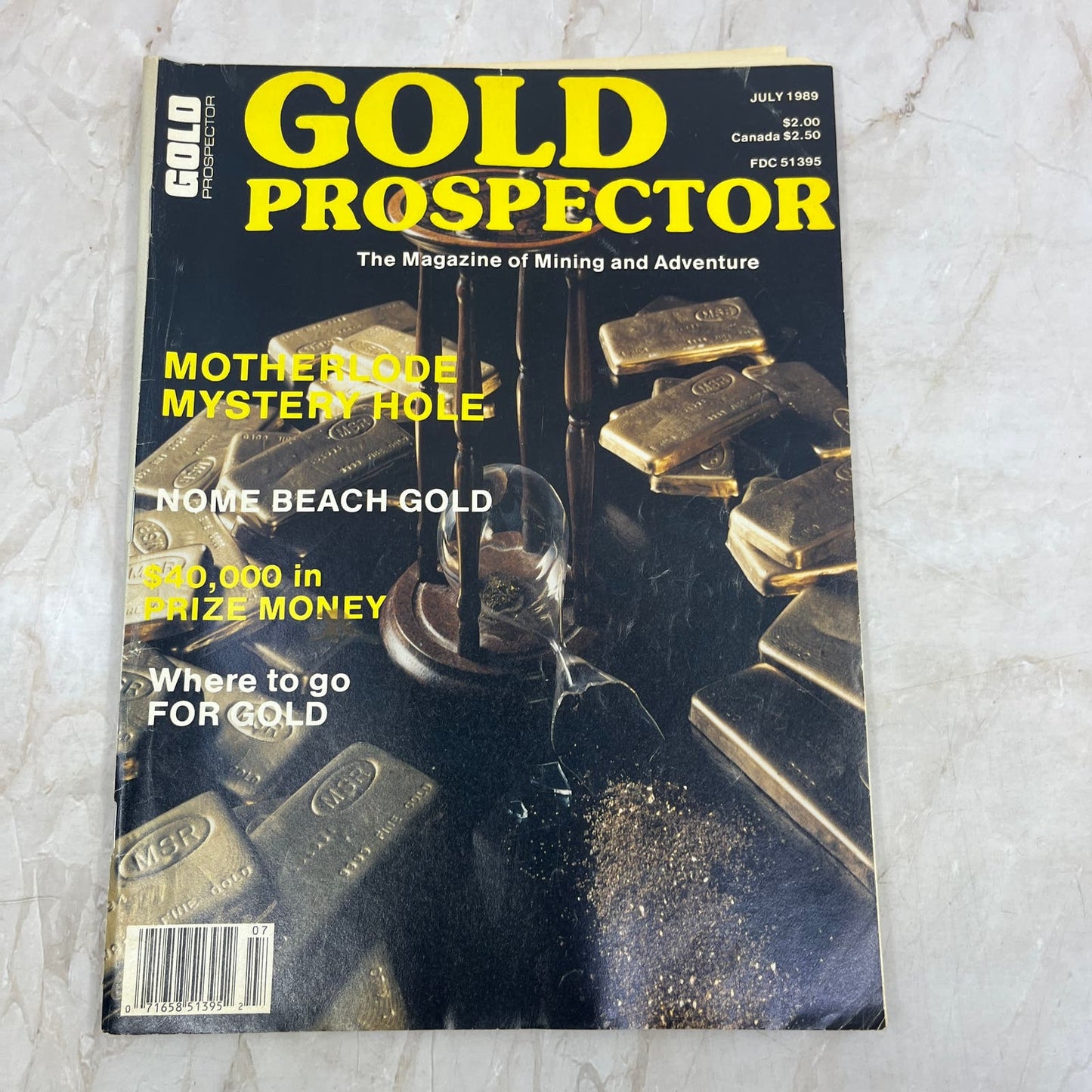 1989 July - Gold Prospector Treasure Hunting Magazine Nome Beach Gold M20