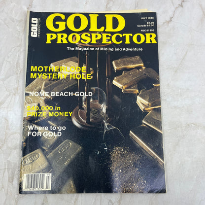 1989 July - Gold Prospector Treasure Hunting Magazine Nome Beach Gold M20