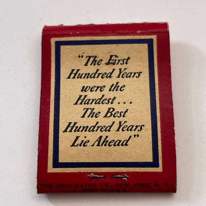 Gimbel's Centennial 1942 Gimbel Brothers Vintage Matchbook Cover TB8-MB2-10