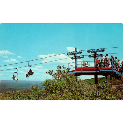 Camelback Ski Area Chair Lift Poconos Tannersville PA Vintage Postcard PD1
