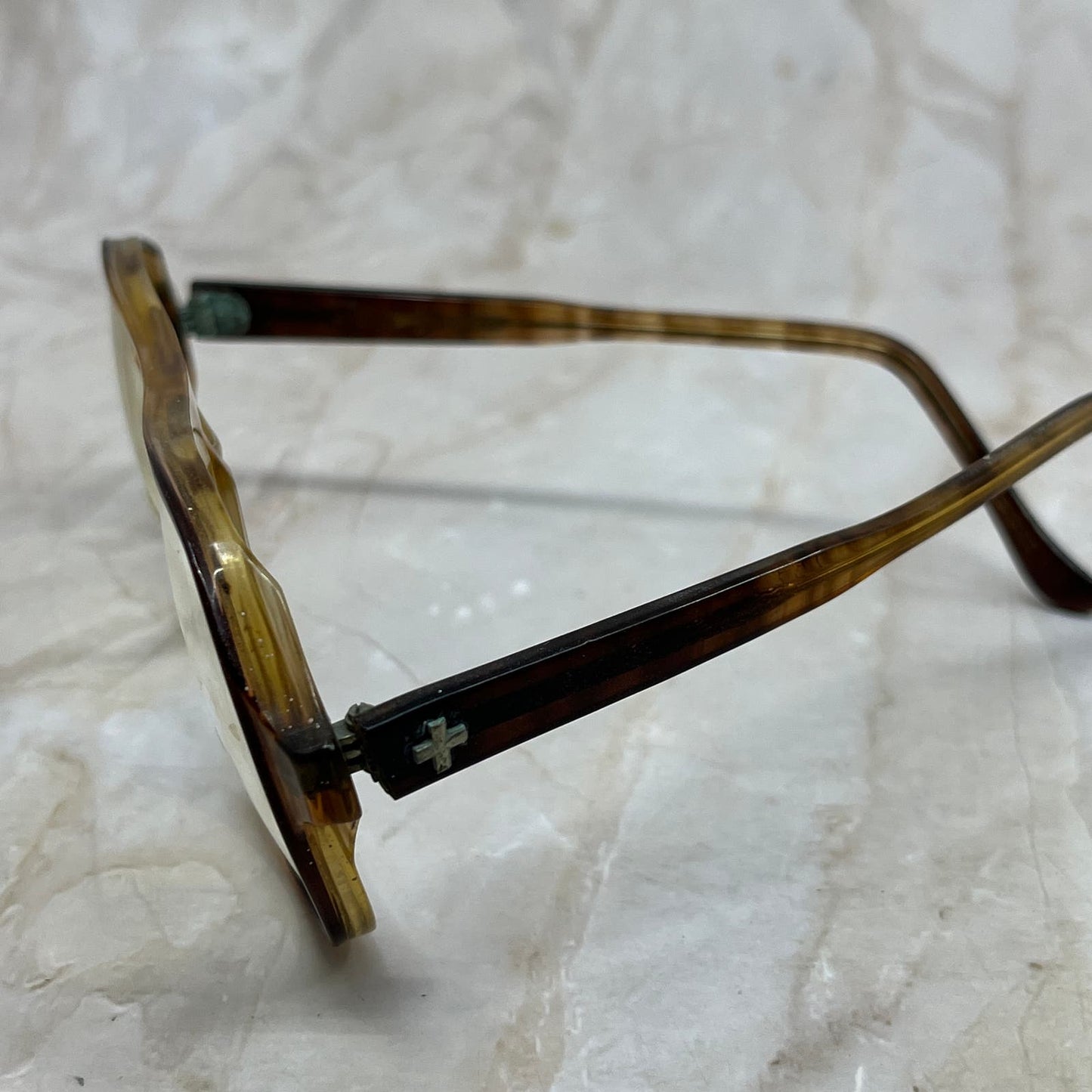 Vintage Aviator Plastic Frame Airco 5 3/4 Tortoise Eyeglasses Frames TD5G1-5