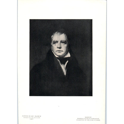 Portrait of Sir Walter Scott - Raeburn c1905 Art Print D16