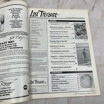 1987 Nov - Lost Treasure Magazine - Treasure Hunting Gold Prospecting M15