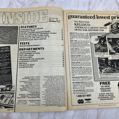 1983 Dec - Treasure Magazine - Treasure Hunting Metal Detecting Gold Coins M10