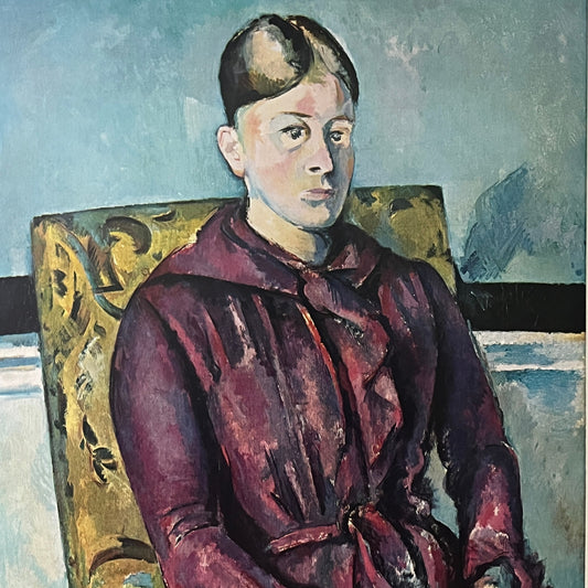 Madame Cézanne Portrait - Cézanne Vintage Art Print 9x12 V6
