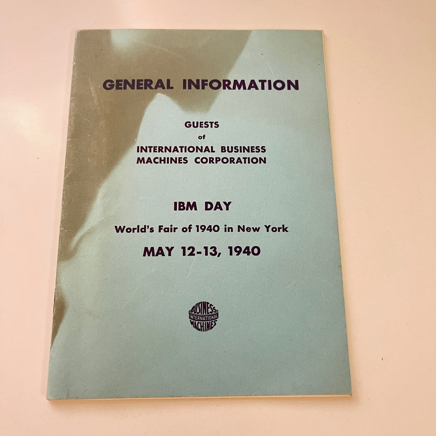 1940 IBM International Business Machines Day Ephemera Lot NY World’s Fair H4-4