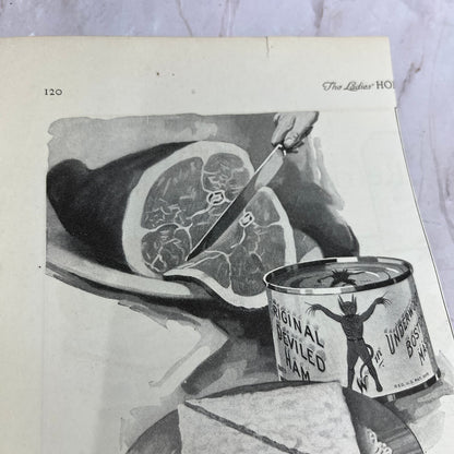 Underwood Pure Deviled Ham Wm. Underwood Co Boston 1924 Magazine Ad FL6-11