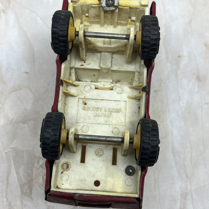 1976 Buddy L Horse Rack Stake Side Farm Truck Steel Red White Vehicle Car TH5