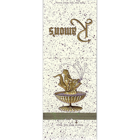 Ramon's Continental Cuisine Denver CO Vintage Matchbook MM4-10
