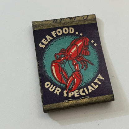 New Berkshire Restaurant 143 West St Pittsfield MA Matchbook Cover TB6-MB1-2