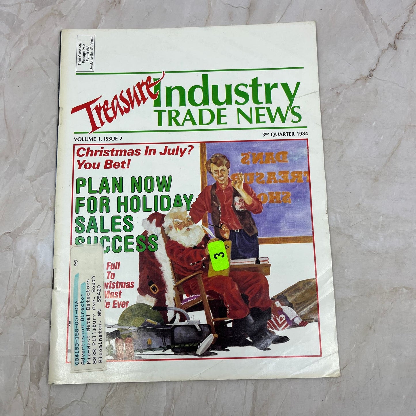 1984 3rd Quarter - Treasure Industry Trade News Magazine - Treasure Hunting M18
