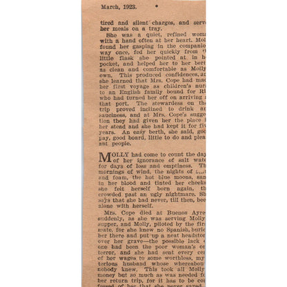 Starr & Starr Chicago Sateen House Dress Mail Order 1923 Magazine Ad Clip AE1-4