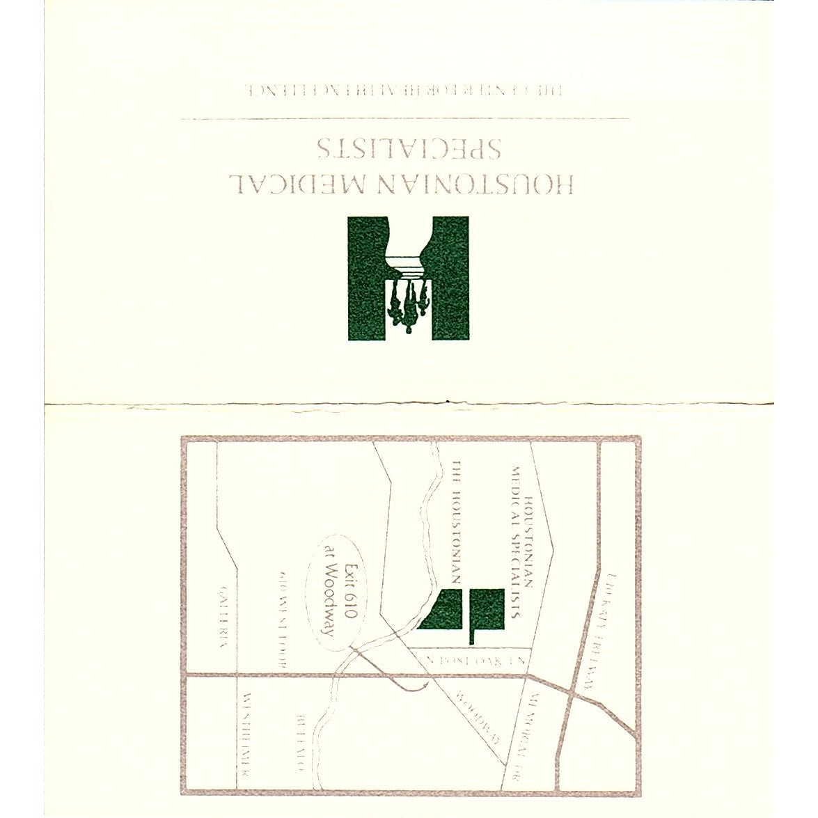 Houstonian Medical specialists William K , D.P.M., P.C TX   Business Card SF3-B9