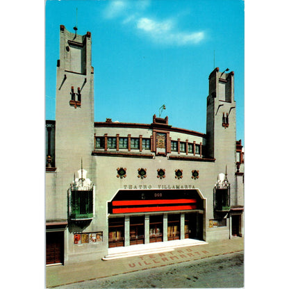 Jerez De La Frontera Cadiz Teatro Villamarta Vintage Postcard PD1