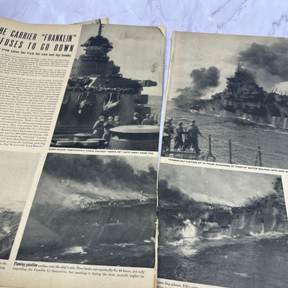 WWII Allies Round Up War Criminals 1945 Life Magazine 5 Page Article V14-1